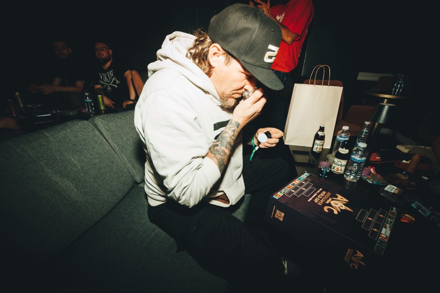 Judge evaluating a cannabis sample by smell at the Autoflower World Cup 2026 in Berlin